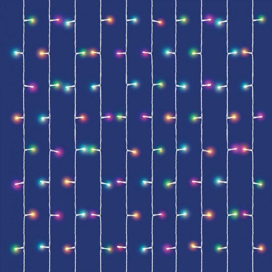 Perdea de lumini 120 x LED Smart RGB, iSparkle, IP44, Exterior, lungime 1.5 m