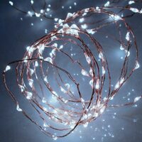 Instalatie luminoasa de exterior IP44, 160 x Micro Led, Lumina rece, Lungime 15.9 m, 220 V