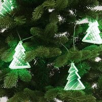 Instalatie luminoasa, 12 x Led Braduti, Baterie 3 x AA, lungime 1 m, lumina rece