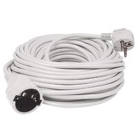Cordon prelungitor cu cupla si fisa, 10 m, Alb, 1.5 mmp, IP20, 16 A, 3680 W