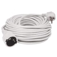 Cordon prelungitor cu cupla si fisa, 30 m, Alb, 1.5 mmp, IP20, 16 A, 3680 W