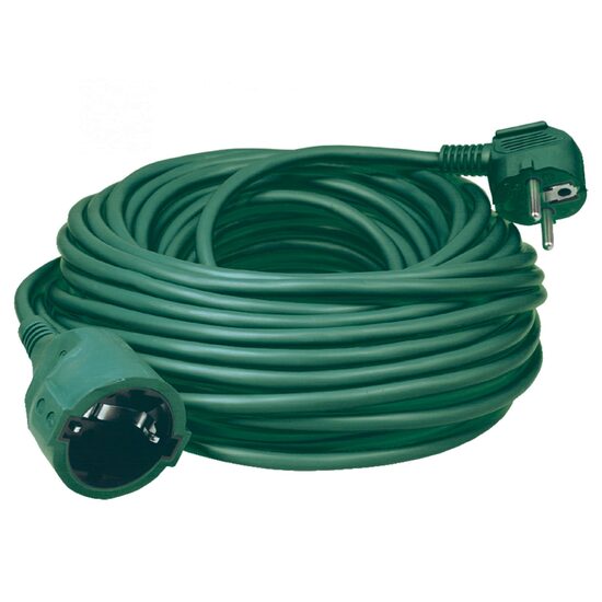 Cordon prelungitor cu cupla si fisa, 5 m, Verde, 1.5 mmp, IP20, 16 A, 3680 W