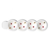 Prelungitor 4 prize, 3 m, alb, 3500 W, 16 A, 3 x 1.5 mmp
