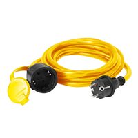 Prelungitor cu cupla si fisa, IP44, 15 m, rezistent la ulei și UV, 3680 W