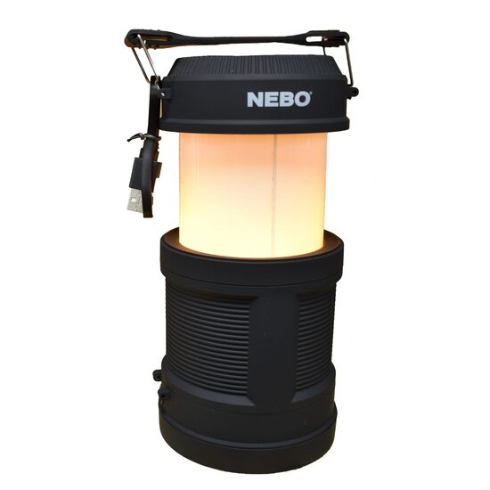 Lanterna camping Nebo Profesional, Acumulator, 300 lm, 3 moduri de iluminare, functie power bank