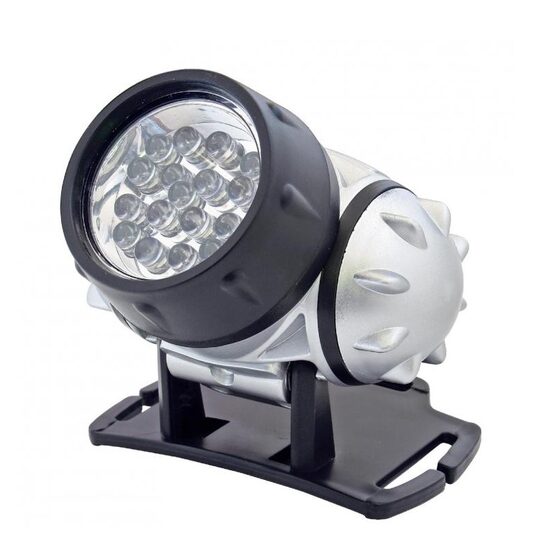 Lanterna frontala, 19 led, 3 x AAA, 30 m 