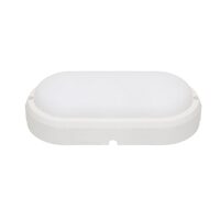 Aplica LED, ovala 18 W, 4000 K, alb, 201 x 99 x 54 mm, 2000 lm, Exterior IP65