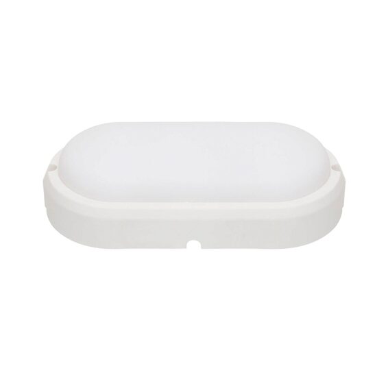 Aplica LED, ovala 18 W, 4000 K, alb, 201 x 99 x 54 mm, 2000 lm, Exterior IP65