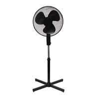 Ventilator cu picior, 40 cm, 45W, Negru, 3 viteze, functie oscilatie, 60x60x120 cm