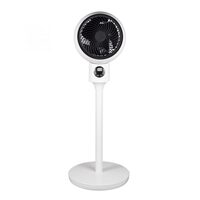 Ventilator cu picior, Telecomanda, Alb, diametru 20 cm, Inaltime 88 cm, 3 viteze, lumina Led