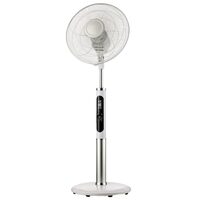 Ventilator cu picior, oscilare 3D, alb, 40 cm, 60 W, Telecomanda, 45 x 44 x 130 cm