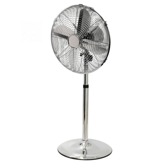 Ventilator cu picior, palete metalice, 40 cm, 50 W, Inaltime 120 cm
