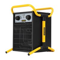 Aeroterma ceramica industriala,  Stanley 2 trepte de incalzire 1650 W / 3300 W, carcasa metal, 35 x 37.5 x 45.5 cm, IPX4