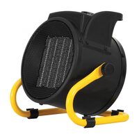 Aeroterma ceramica industriala,  Stanley PTC, 2 trepte de incalzire 1000 W / 2000 W, carcasa metal, 20 x 29 x 27.5 cm