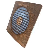 Ventilator axial de perete, Helix 120-Walnut, debit 120 m3/h, diametru 120 mm, 15W