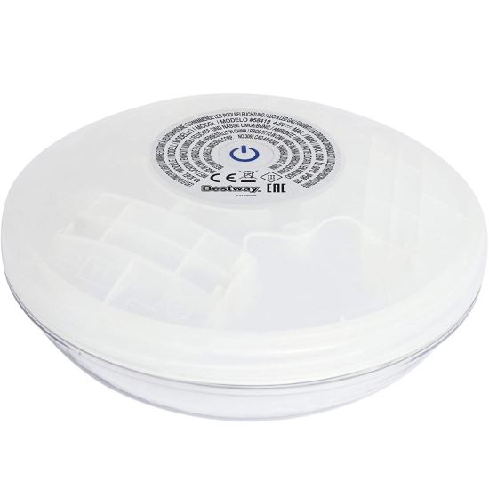 Lampa plutitoare pentru piscina Bestway 58419, 4 culori, 3xAA, IP67