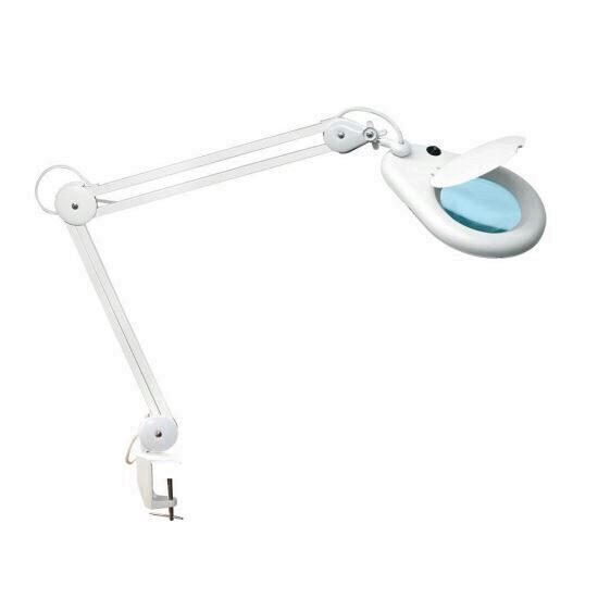 Lampa de masa cu lupa si iluminare Home NKL 01, 3 dioptrii