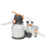 Pompa de filtrare cu nisip Bestway Flowclear 58497, capacitate 5678 L/h, pentru piscine