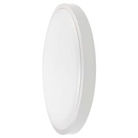 Plafoniera led 24 W, 2500 lm, lumina rece 6400K, Alb, IP44, 295 x 60 mm 
