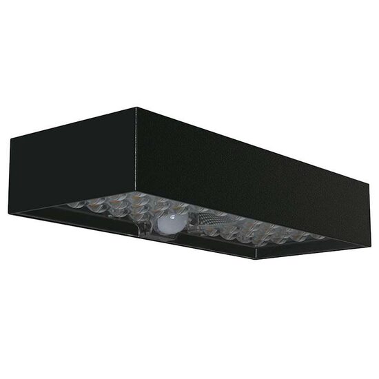 Lampa solara de exterior cu senzor 6 W, IP65, lumina neutra 4000K, Negru, 900 lm, 230 x 97 x 42.7 mm, Lithium