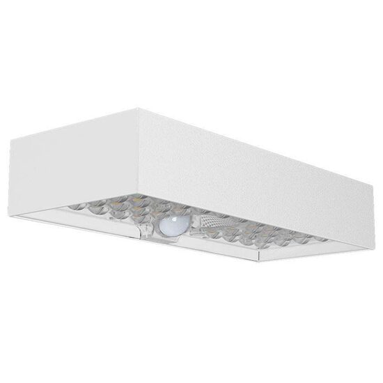 Lampa solara de exterior 6 W, IP65, lumina neutra 4000K, Alb, 900 lm, 230 x 97 x 42.7 mm, Lithium
