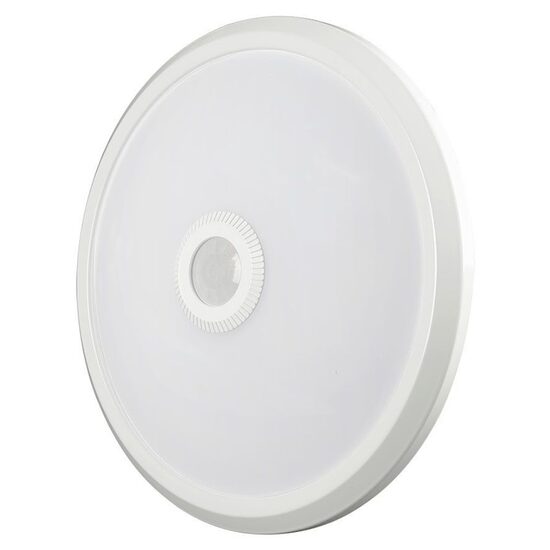 Plafoniera led cu senzor de miscare, 12 W, IP20, 900 lm, culoare lumina 3 in 1, diametru 290 mm