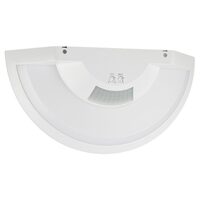 Aplica led cu senzor de lumina si miscare, Semi-Rotunda 10 W, IP54, 900 lm, Lumina neutra 4000K, diametru 250 mm