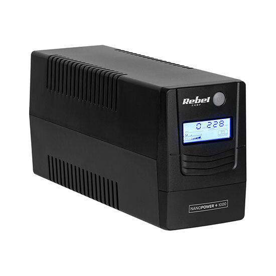 UPS cu management 1000V/600W, Afisaj led, baterie 12 V/9 Ah, unda sinusoidala modificata, 297 x 101 x 142 mm