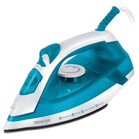 Fier de calcat, talpa ceramica, 2000 W, Abur, functie auto-curatare