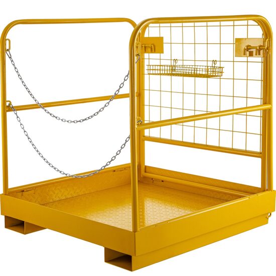 Platforma de siguranta pentru stivuitor, max 499 kg, Pliabila, Otel