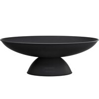 Vatra foc pentru terasa, camping, Fonta, Diametru 760 mm, Negru, Inaltime 28 cm