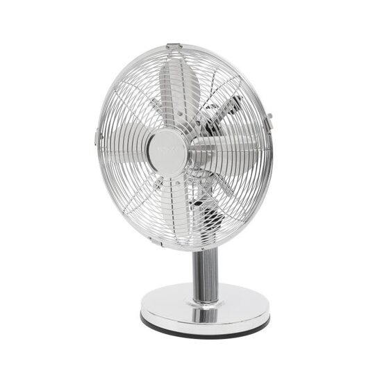 Ventilator de masa, Metalic, 3 trepte viteza, 30 W, Diametru 25 cm