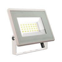 Proiector led 20W, 1650 lm, 6500K, IP65, aluminiu, 120 x 27 x 105 mm, Alb