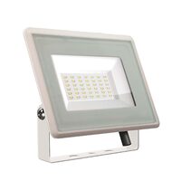 Proiector led 30W, 2510 lm, 4000K, IP65, aluminiu, 150 x 122 x 27 mm, Alb