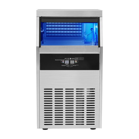 Masina profesionala de facut cuburi de gheata, Inox 56 kg/zi, capacitate de depozitare 15 kg, dimensiune cub 22x22x22mm