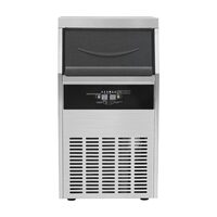 Masina profesionala de facut cuburi de gheata, Inox 41 kg/zi, capacitate de depozitare 11 kg, dimensiune cub 22x22x22mm