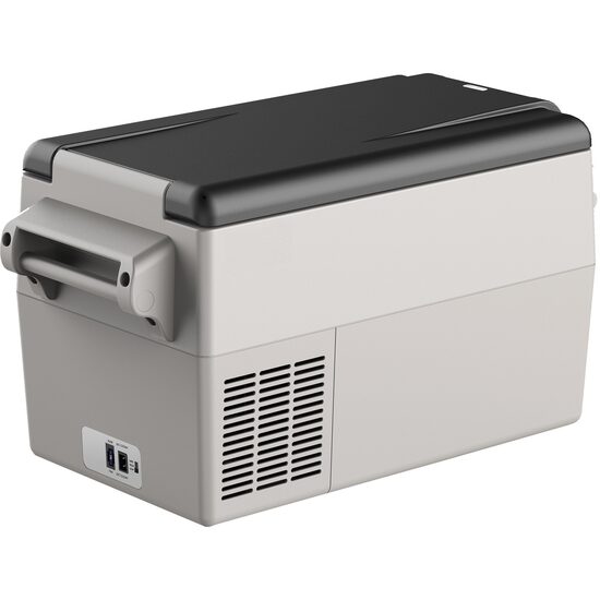Cutie frigorifica cu compresor, 2 zone de racire, 12/24 V DC, 110-240 V AC, capacitate 32 l, -20 ℃ pana la 20 ℃, 388 x 695 x 352 mm