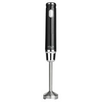 Blender de mana, Negru/Argintiu, 300 W, Lame oțel inoxidabil