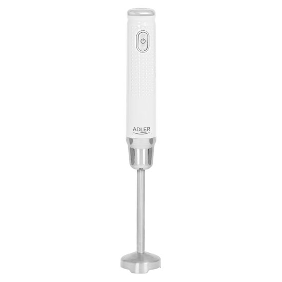 Blender de mana, Alb, 300 W, Lame oțel inoxidabil