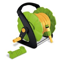 Furtun de gradina cu derulator, 22 m, diametru 1/2, pistol de stropit, 3 straturi