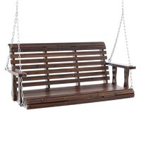 Leagan din lemn de cedru, 3 persoane, Maro, Lanturi si accesorii prindere, 1370 x 710 x 600 mm, max 362 kg