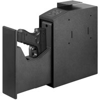 Seif pentru 1 pistol, Amprenta digitala, cifru, cheie, 320 x 255 x 95 mm, Lumina led, Grosime 3 mm, Negru