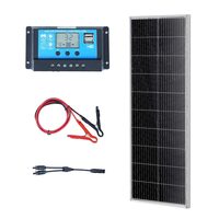 Panou solar pentru camping, Controler de incarcare, Portabil, 100 W, IP68, dimensiune 1095 x 450 x 29 mm