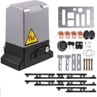 Kit automatizare poarta culisanta, max 1800 kg, Lungime max 12 m, 4 x Telecomanda, Wi-Fi, 750 W, viteza 12 m/min, deschidere prin app telefon