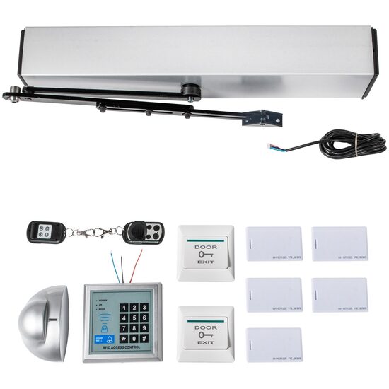 Kit deschidere automata usi, 50 W, Telecomanda, Senzor 4G, 120 grade, max 100 kg