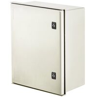 Tablou electric din fibra de sticla, Dimensiune 50 x 40 x 20 cm, 2 x chei, IP66, placa spate otel galvanizat detasabila