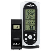 Statie meteo cu senzor exterior, IP44, -30° C pana la 60°, Alarma, Ceas