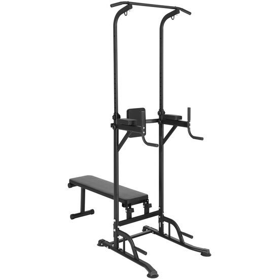 Aparat pentru tractiuni cu banca abdomen, max 200 kg, Otel, Inaltime reglabila pe 10 niveluri 1900-2300 mm
