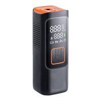 Compresor auto portabil, Acumulator, 11 Bar, 28 l/min, 3 in 1 Lanterna, Powerbank