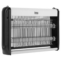 Capcana electrica pentru insecte, 2 x 10 W, metalica, 80 mp, 411 x 75 x 275 mm